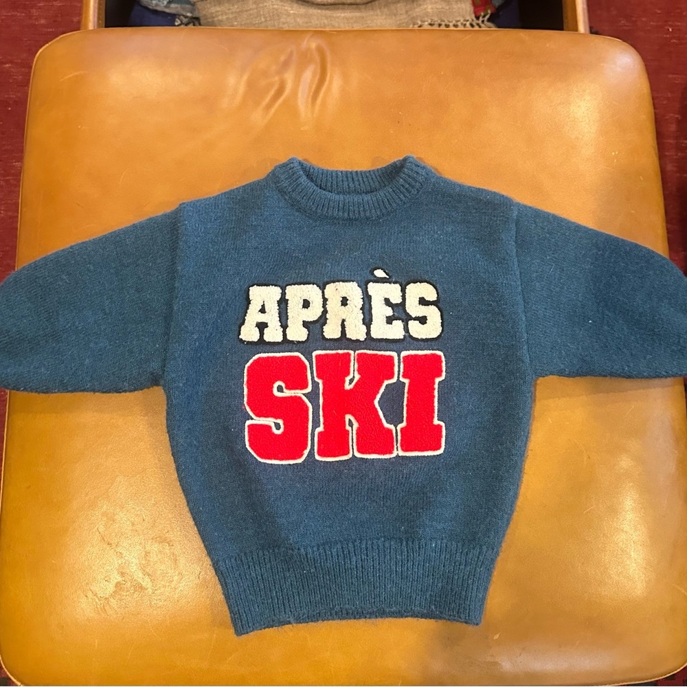 Spearmintlove Après Ski Kids Cozy Blue Sweater